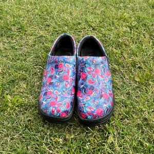 KLOGS Women's Naples Blooming Paisley Patent Leather Clog